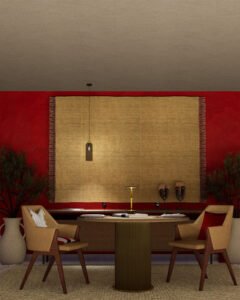 Comedor vivienda étnica