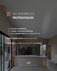 Por qué no ahorrar en arquitecto técnico y constructora al construir una casa